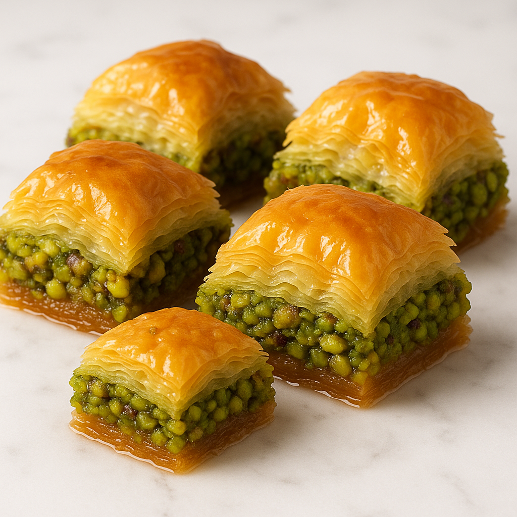Gaziantep antep fıstıklı baklava